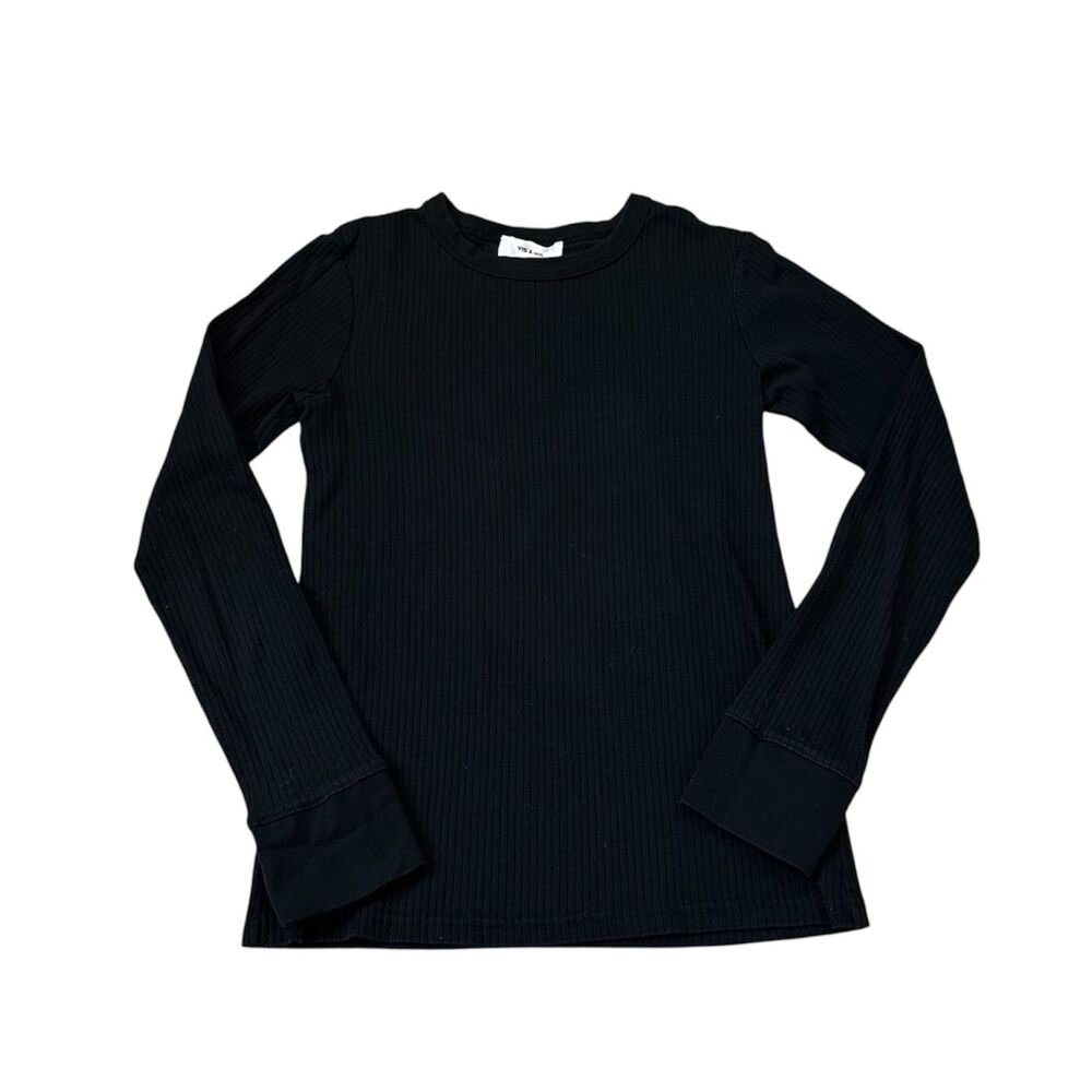 Vis a Vis Ribbed Long Sleeve Top Size 3 / Small